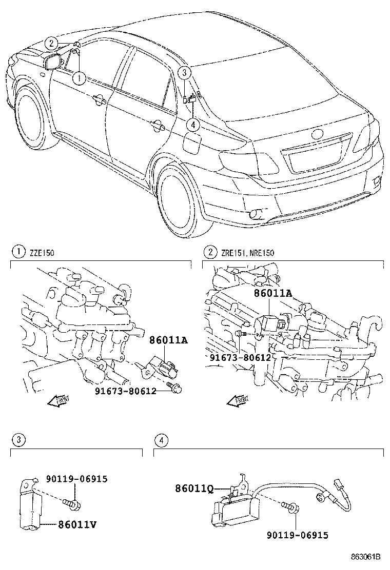 Exploded illustration 863061B
