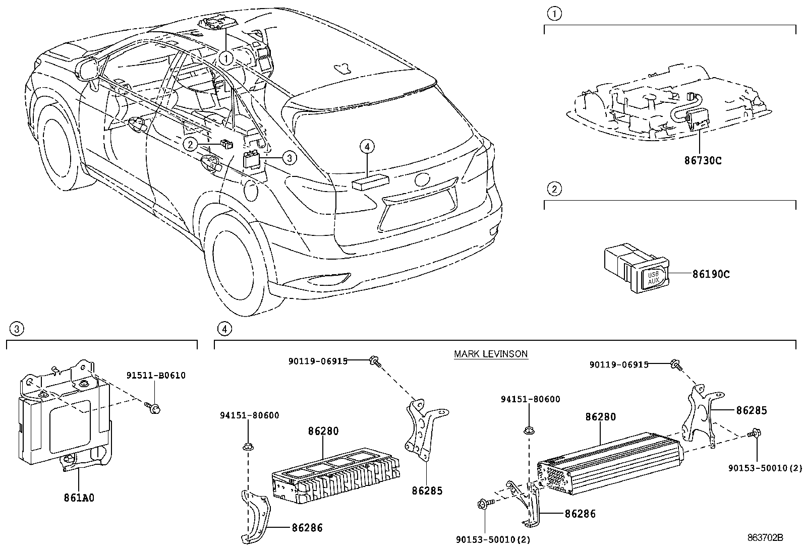 Exploded illustration 863702B