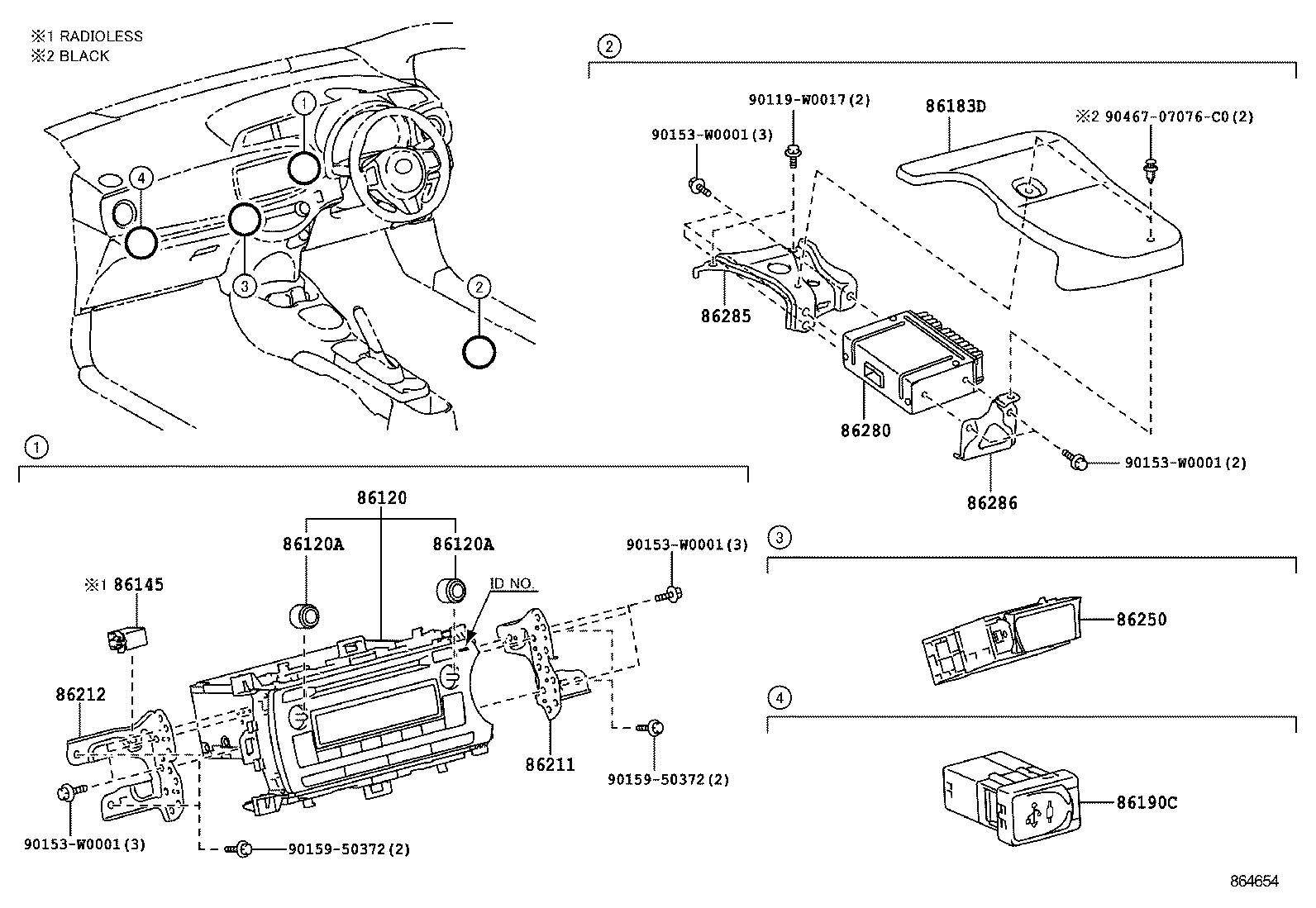 Exploded illustration 864654