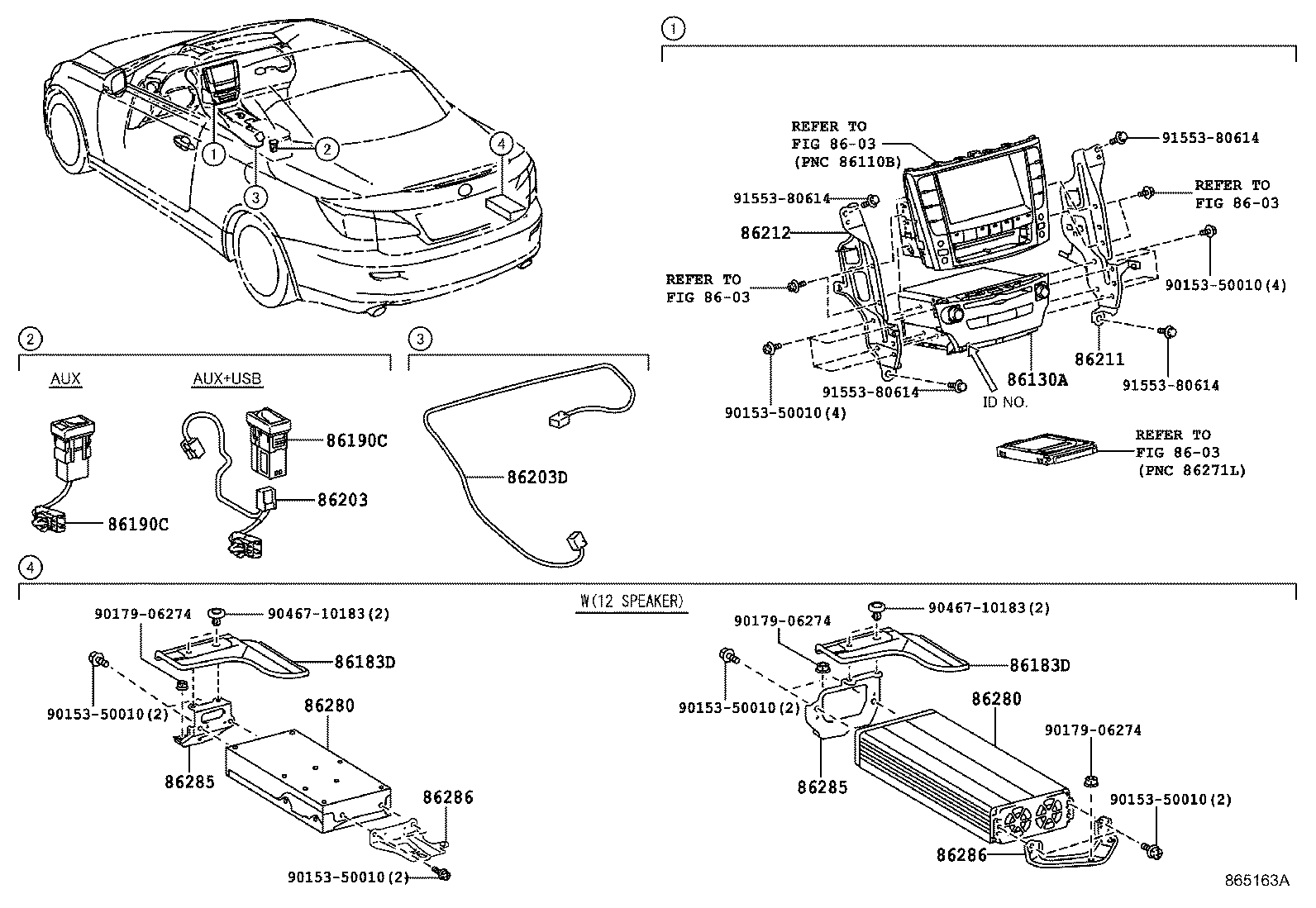 Exploded illustration 865163A
