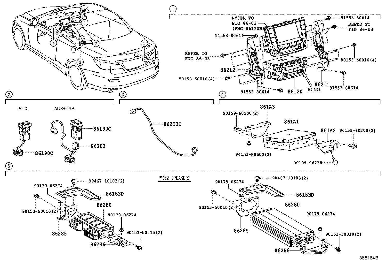 Exploded illustration 865164B