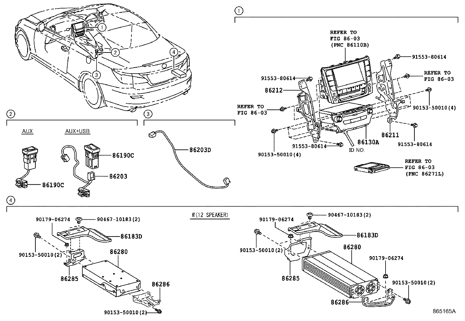 Exploded illustration 865165A