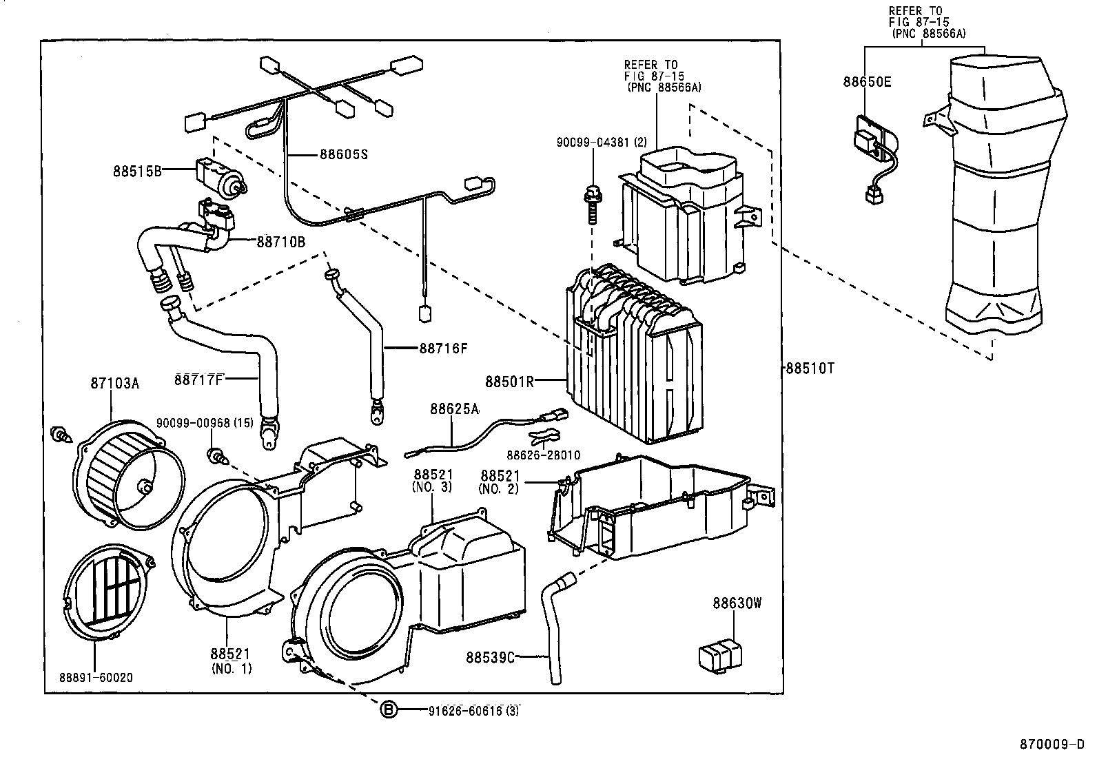 Exploded illustration 870009D