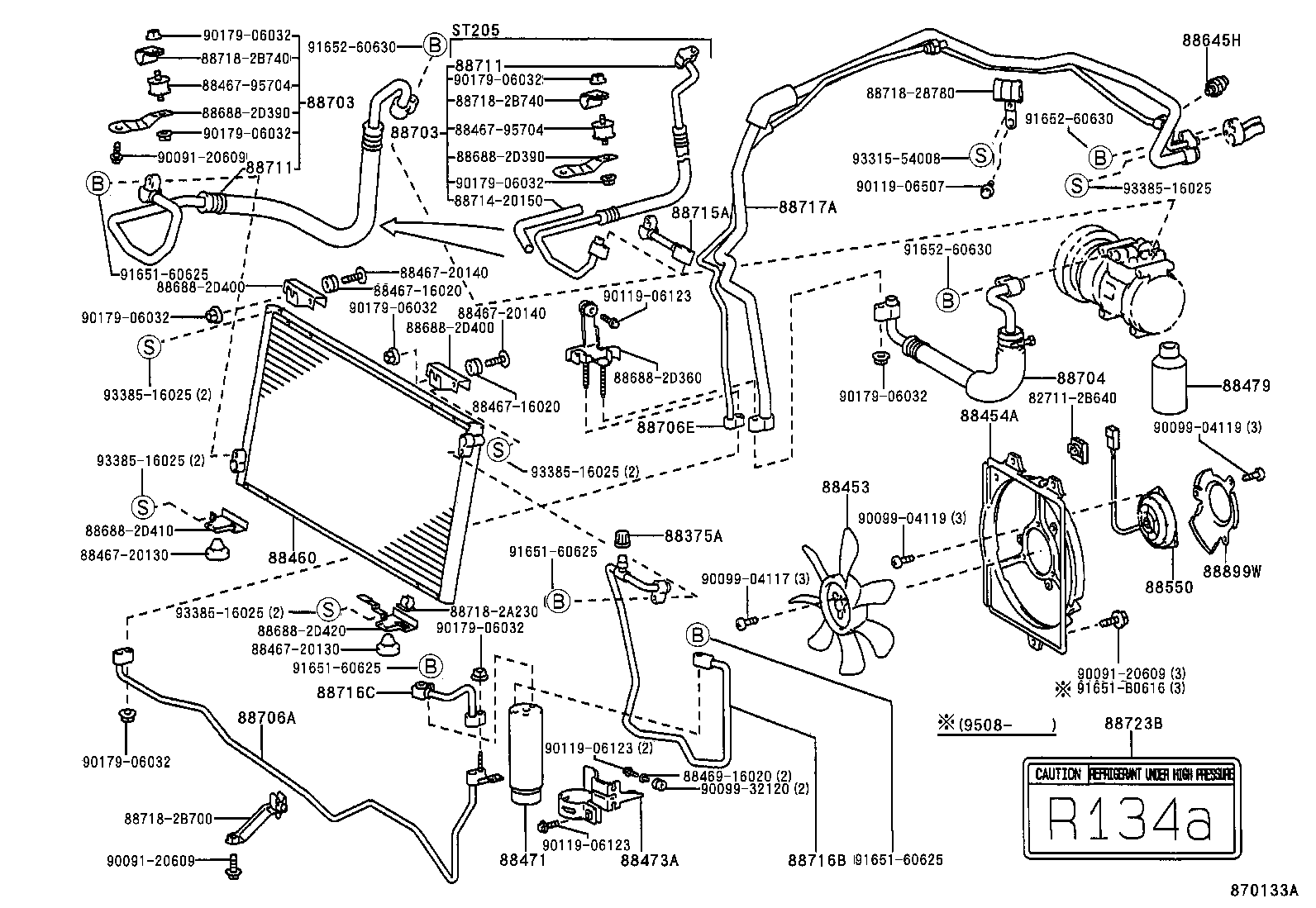 Exploded illustration 870133A
