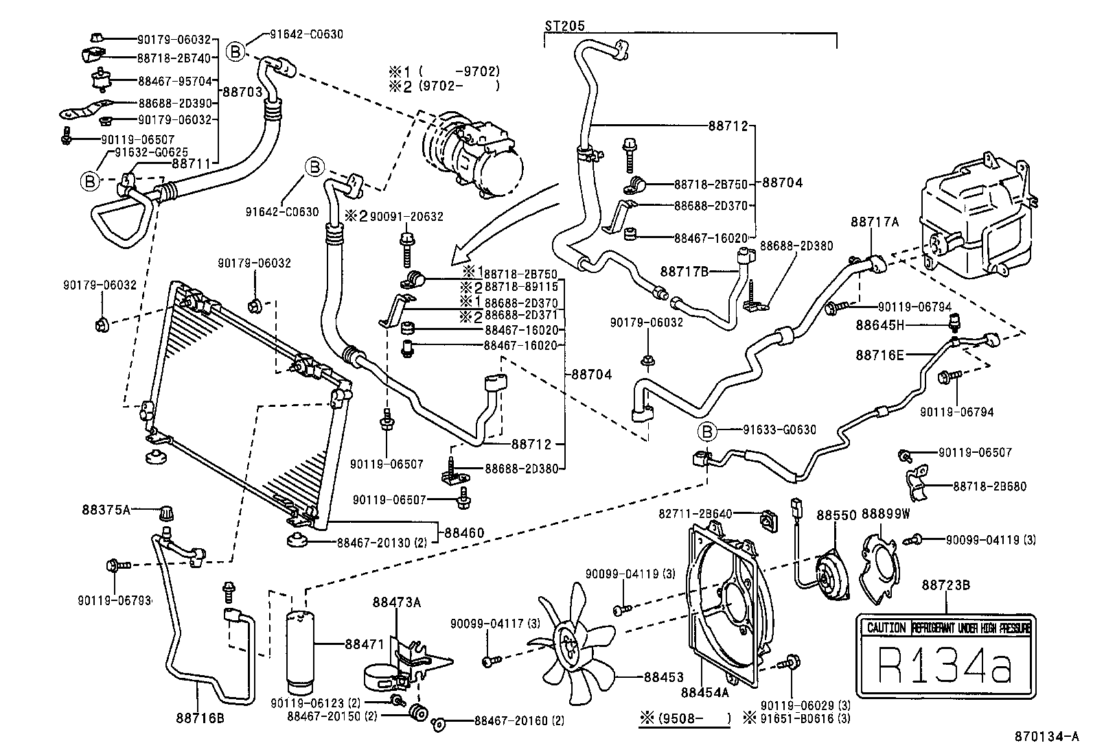 Exploded illustration 870134A