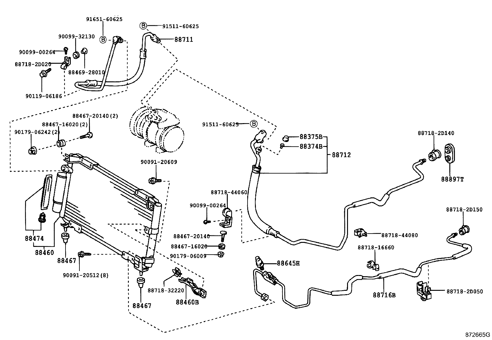 Exploded illustration 872665G