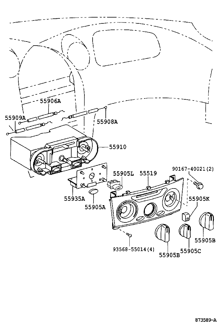 Exploded illustration 873589A