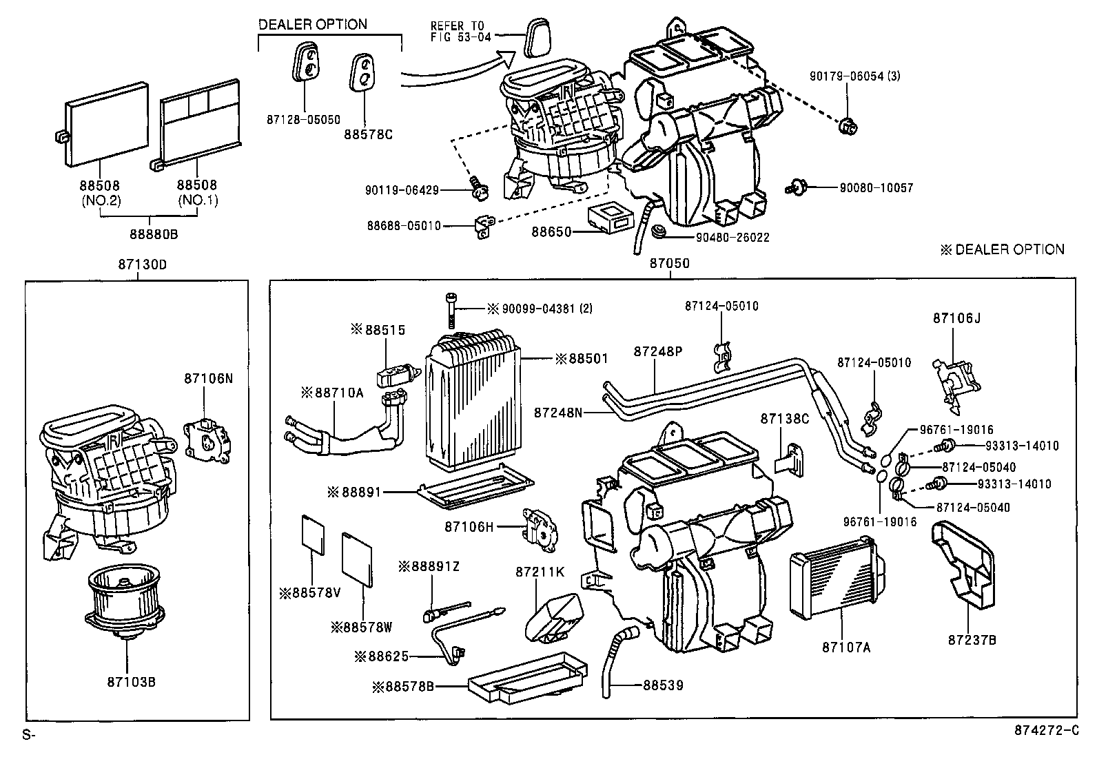 Exploded illustration 874272C