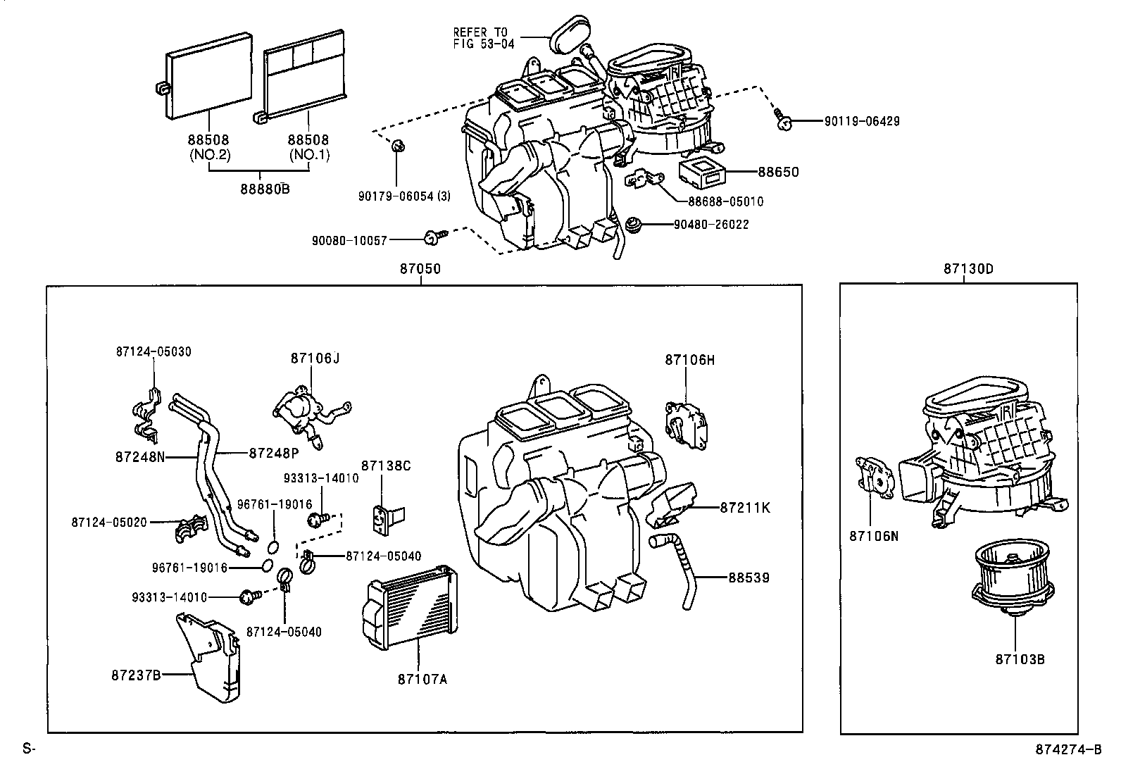 Exploded illustration 874274B
