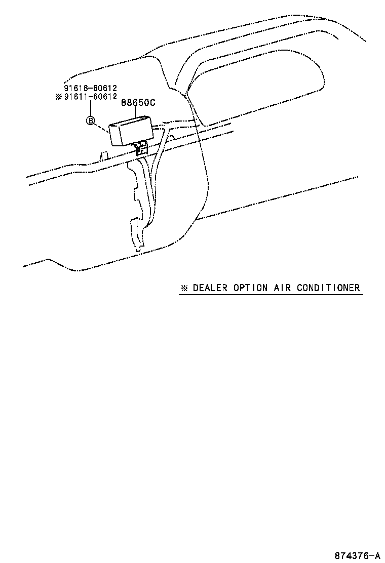 Exploded illustration 874376A