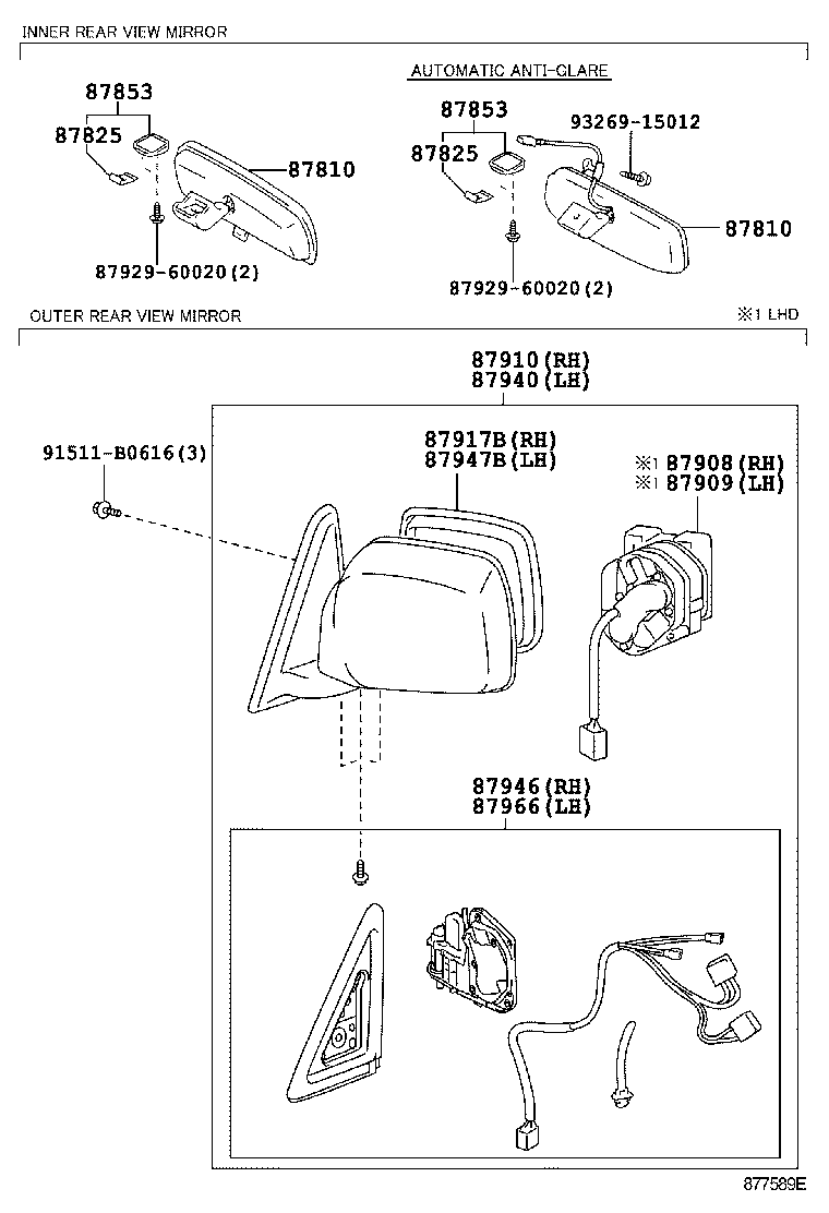 Exploded illustration 877589E