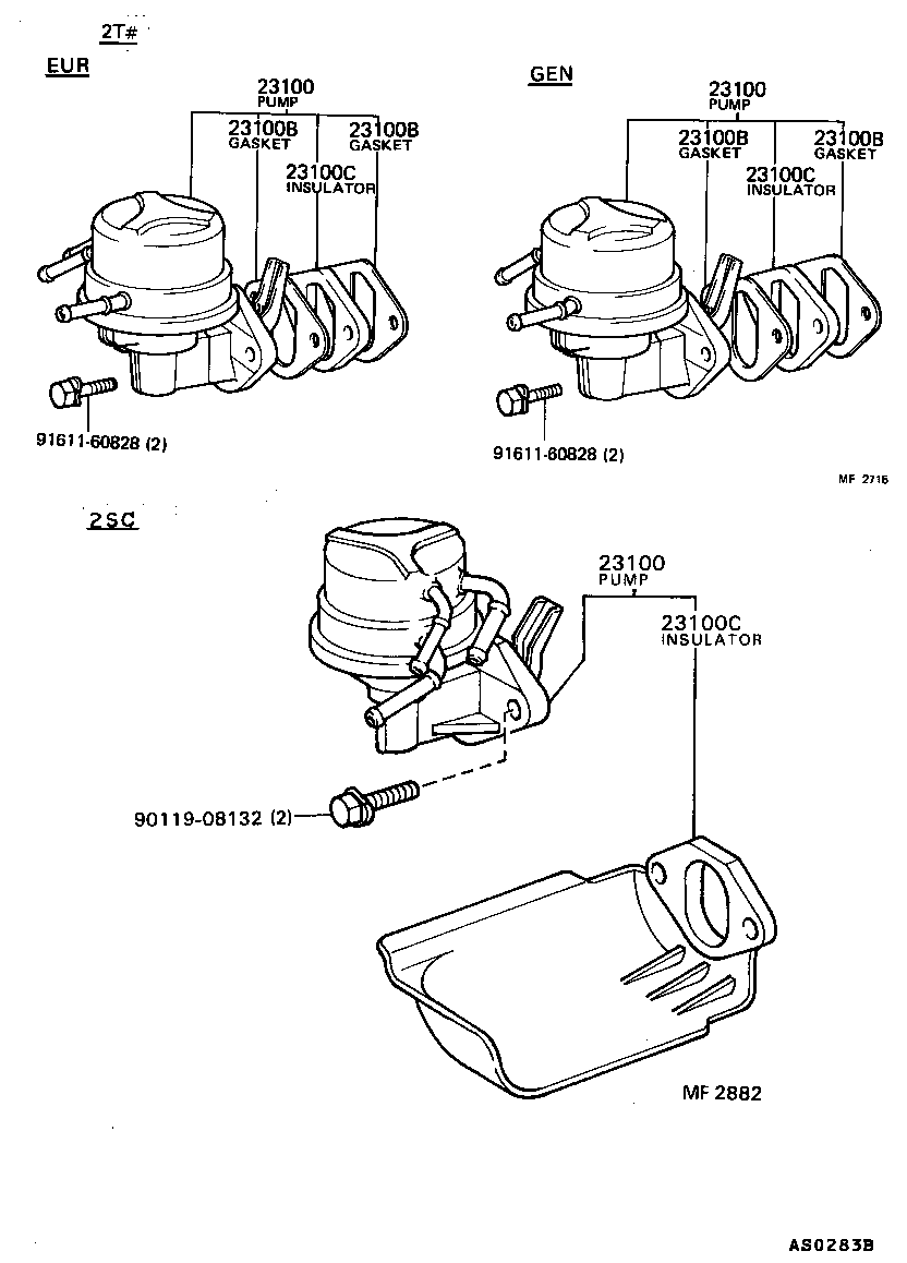Exploded illustration AS0283B