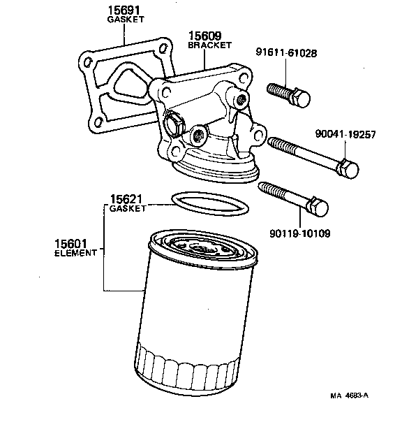 Exploded illustration MA4683A