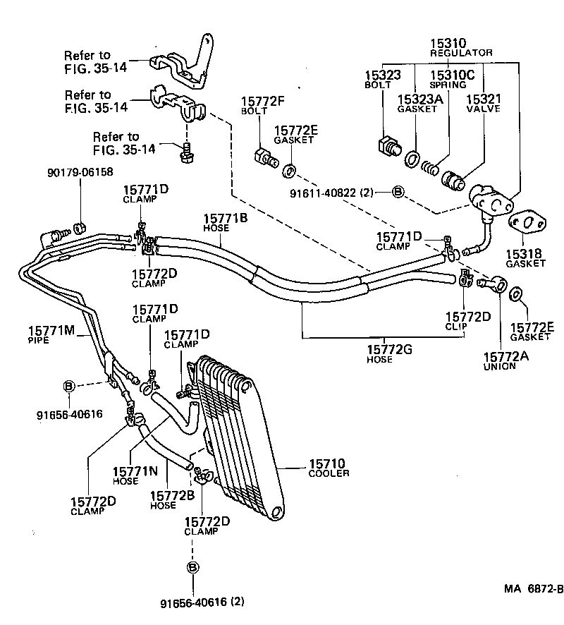 Exploded illustration MA6872B