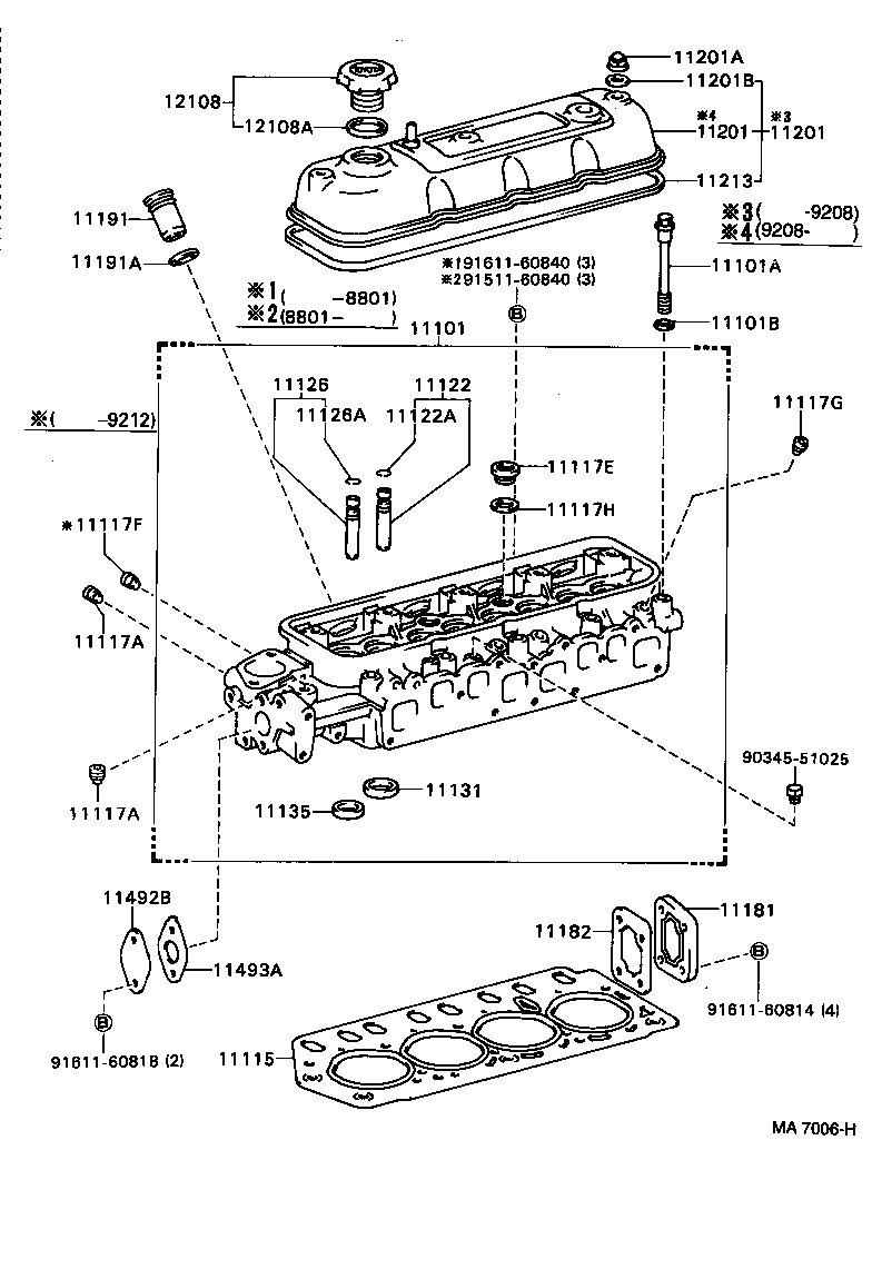 Exploded illustration MA7006H