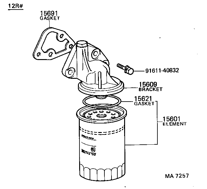 Exploded illustration MA7257