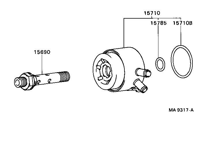 Exploded illustration MA9317A