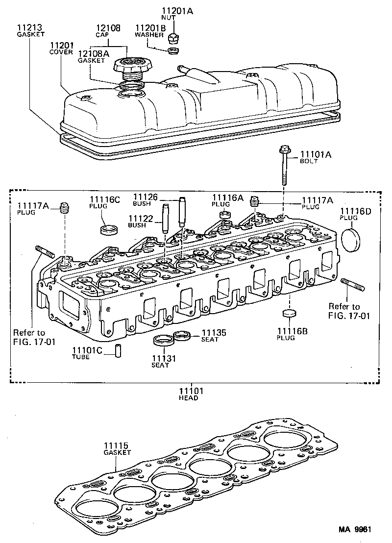Exploded illustration MA9961