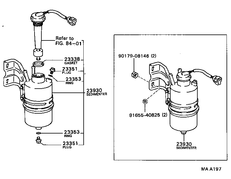 Exploded illustration MAA197
