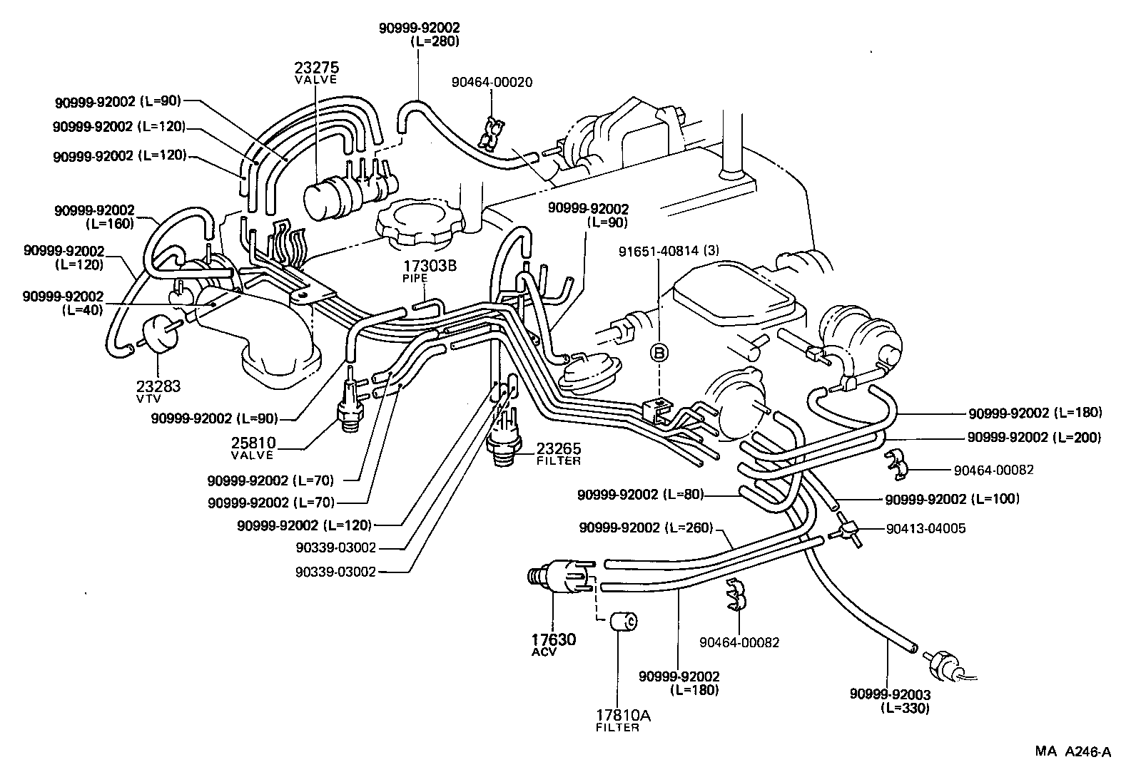 Exploded illustration MAA246A