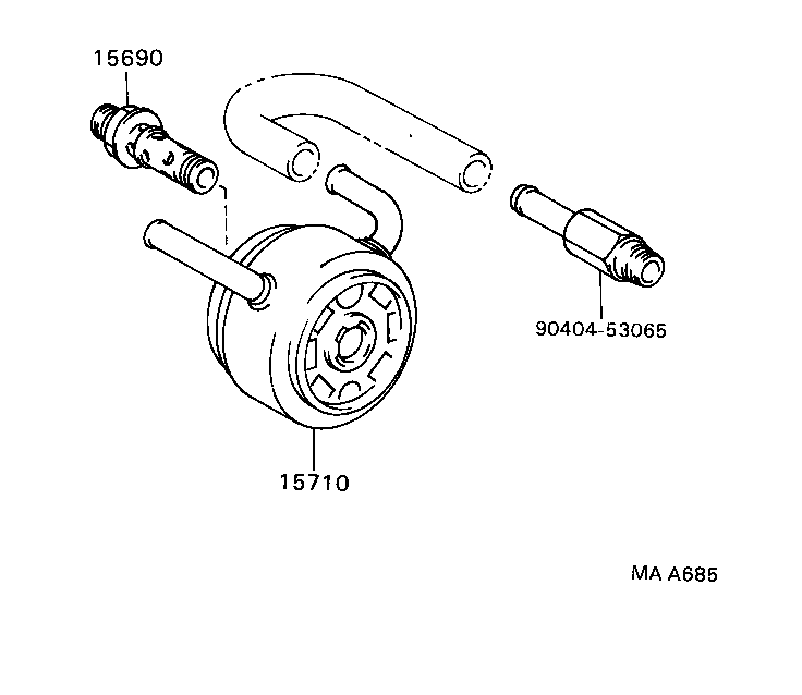 Exploded illustration MAA685