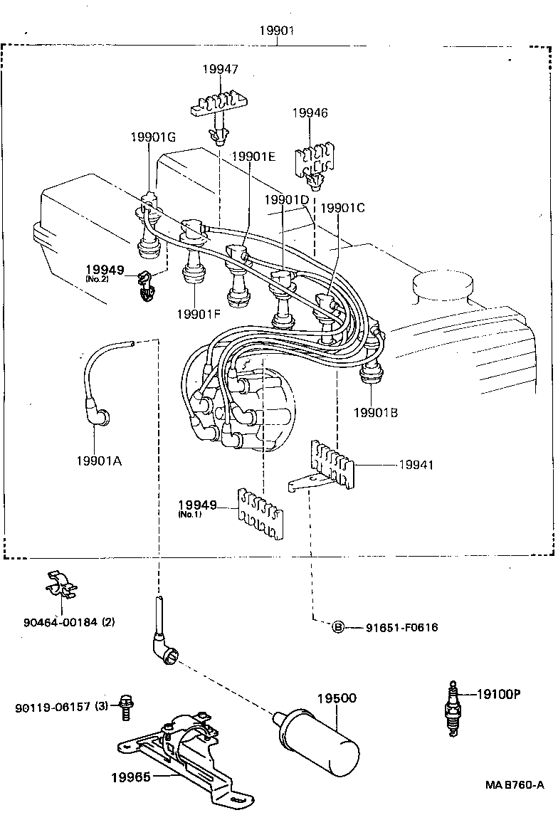 Exploded illustration MAB760A