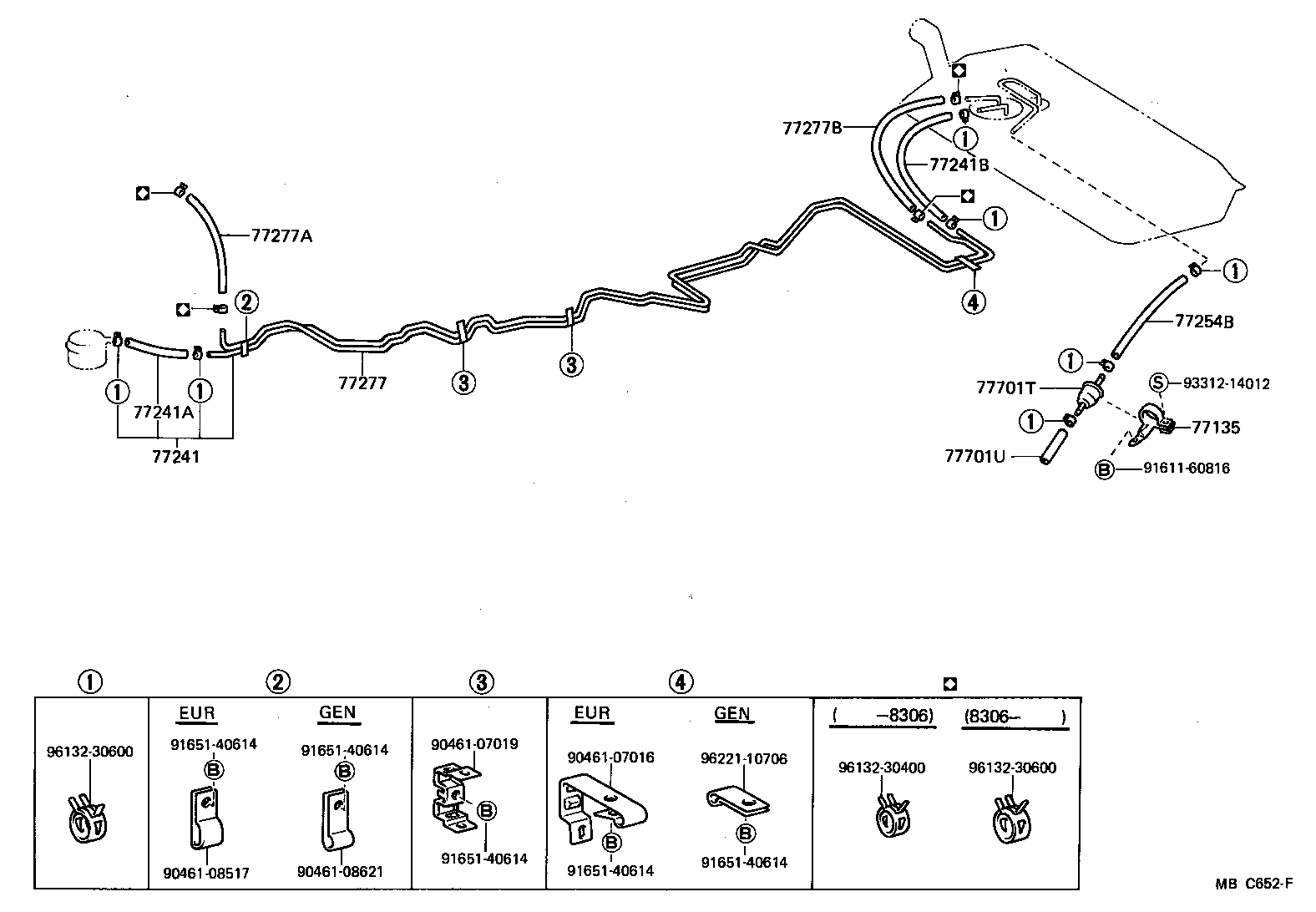 Exploded illustration MBC652F