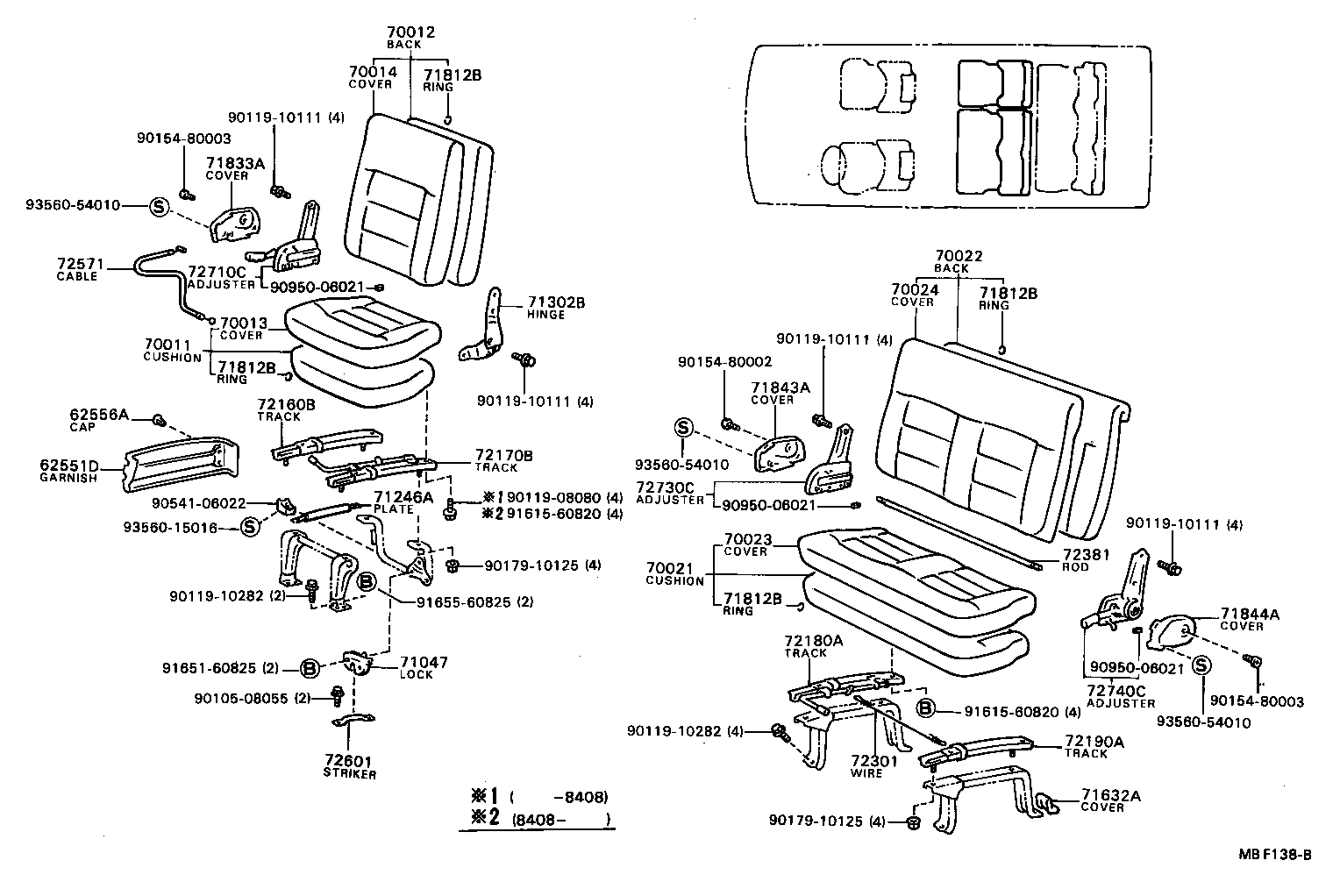 Exploded illustration MBF138B