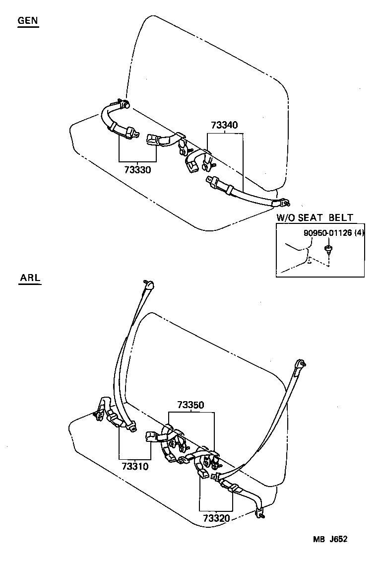 Exploded illustration MBJ652