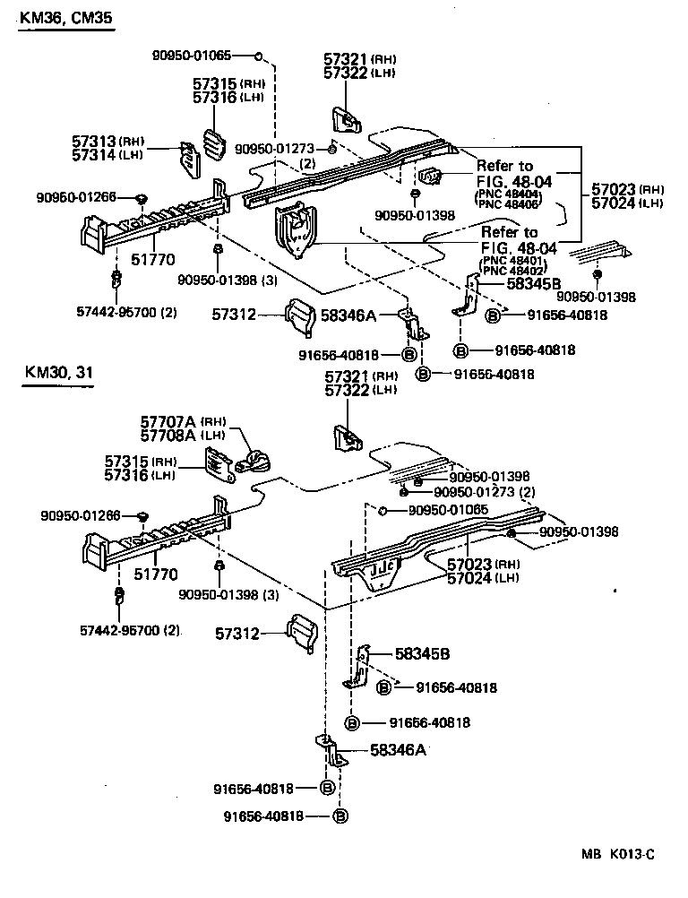Exploded illustration MBK013C