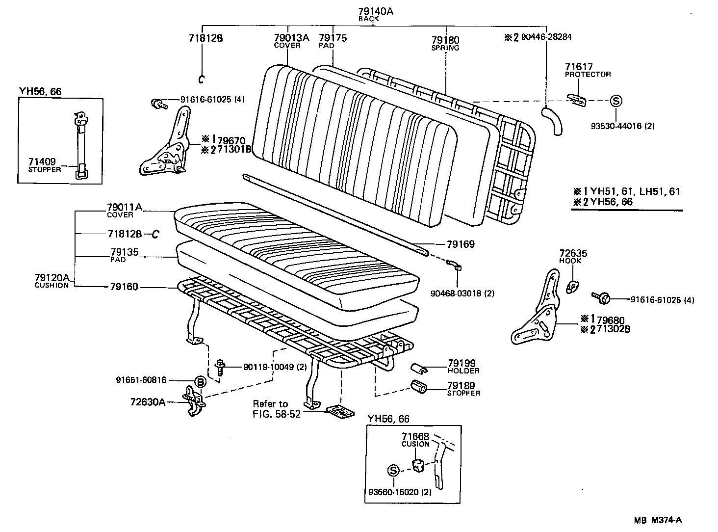 Exploded illustration MBM374A