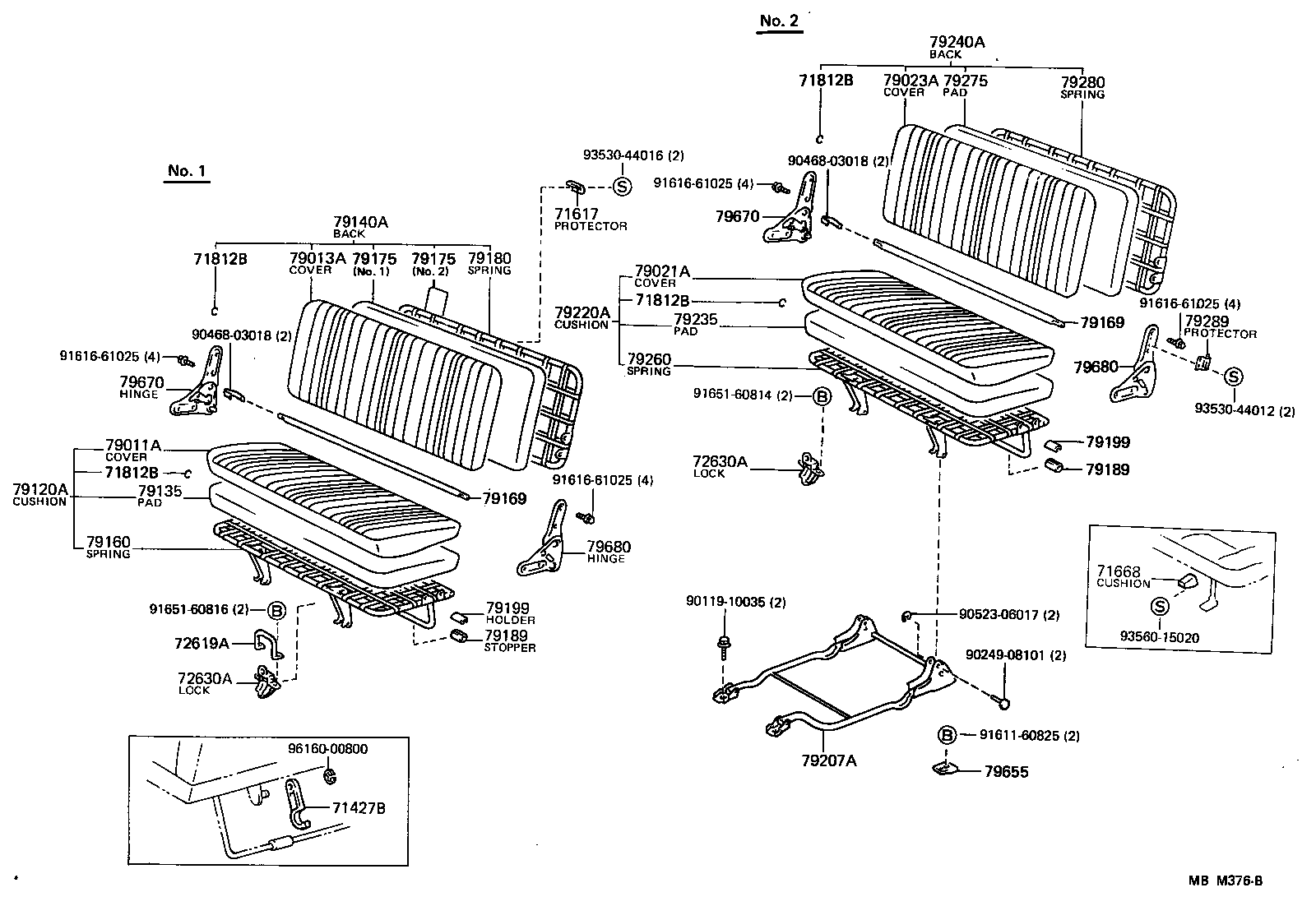 Exploded illustration MBM376B