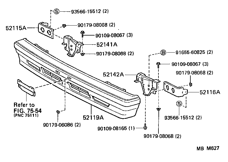 Exploded illustration MBM627
