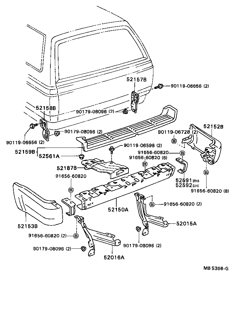 Exploded illustration MBS368G