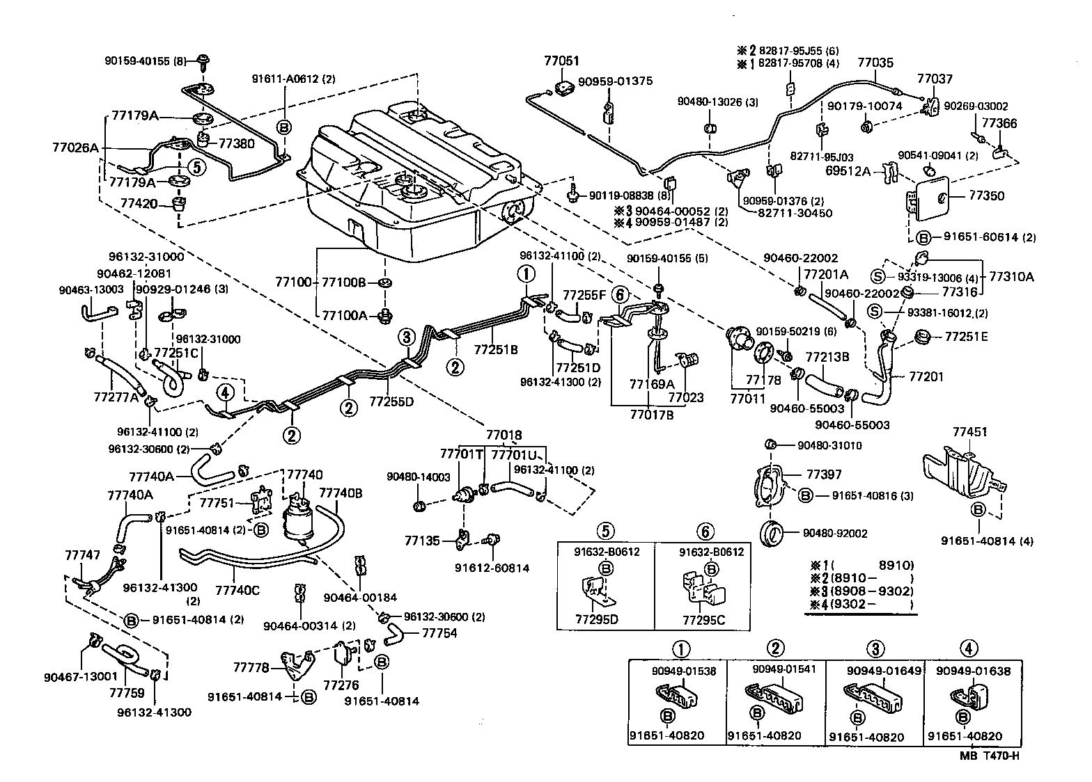 Exploded illustration MBT470H