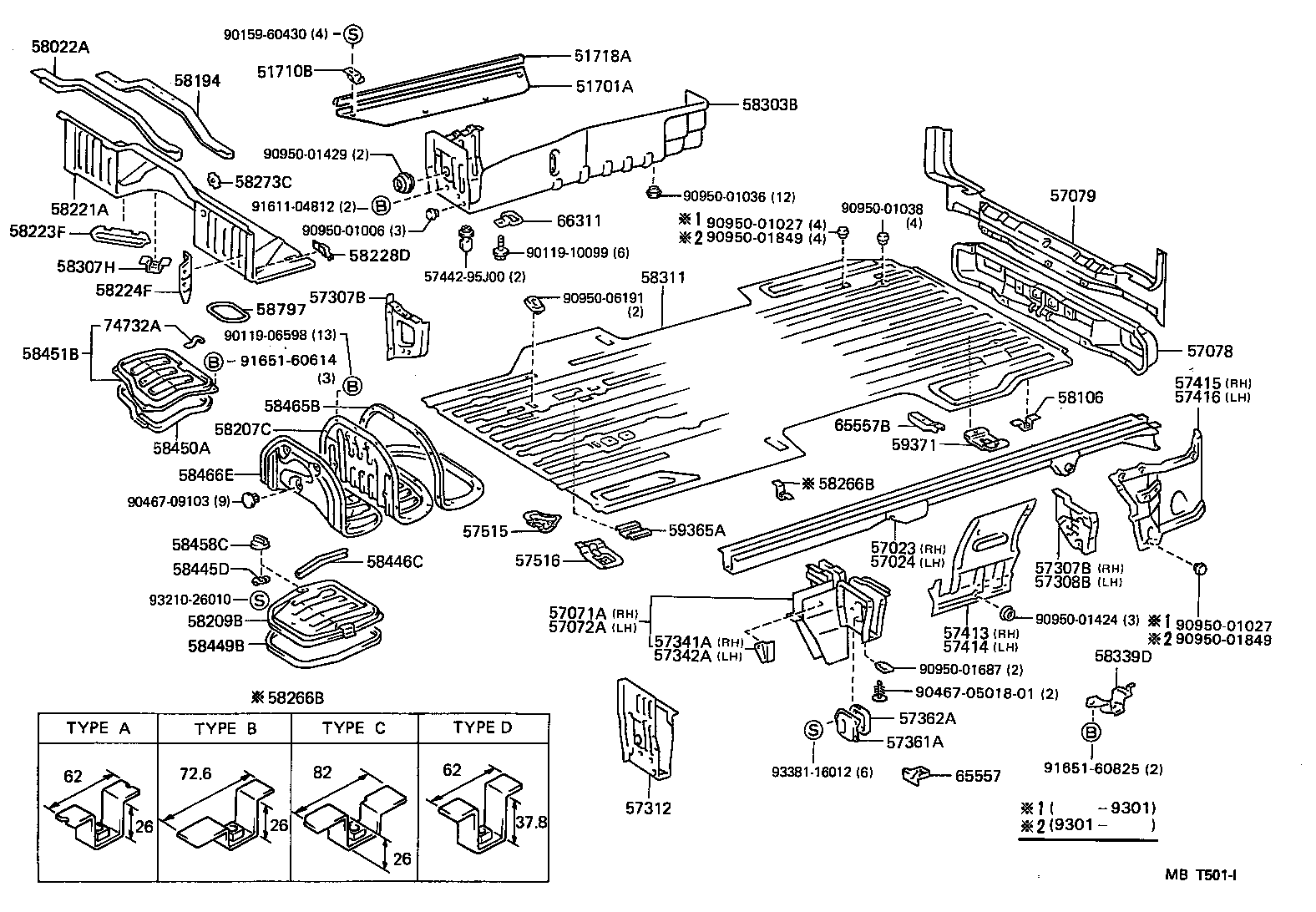 Exploded illustration MBT501I