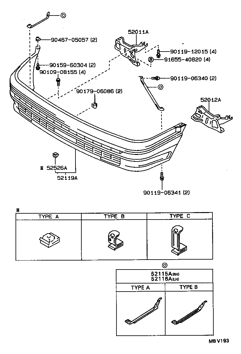 Exploded illustration MBV193