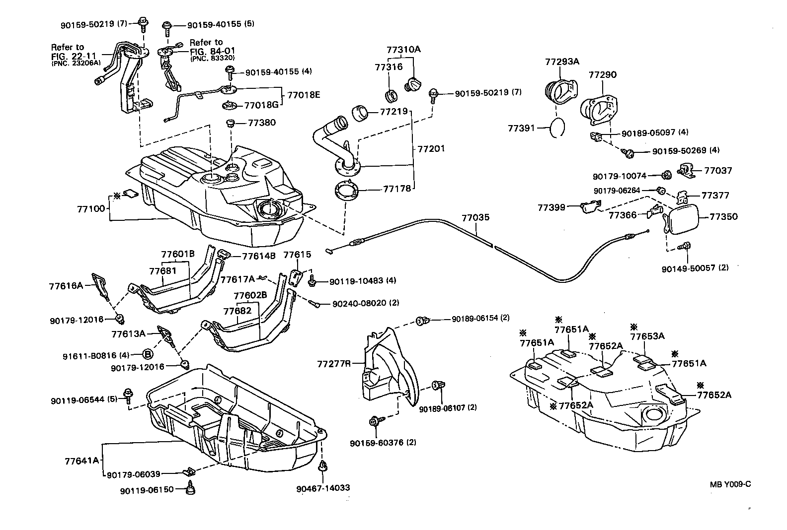 Exploded illustration MBY009C