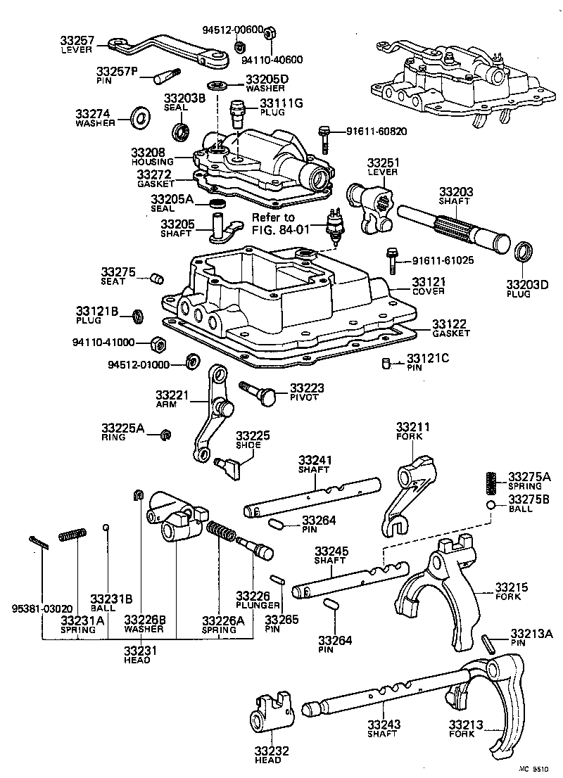 Exploded illustration MC5510