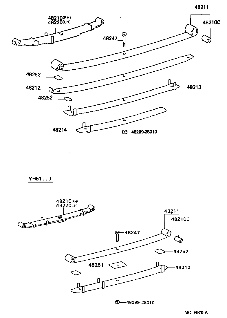 Exploded illustration MCE975A