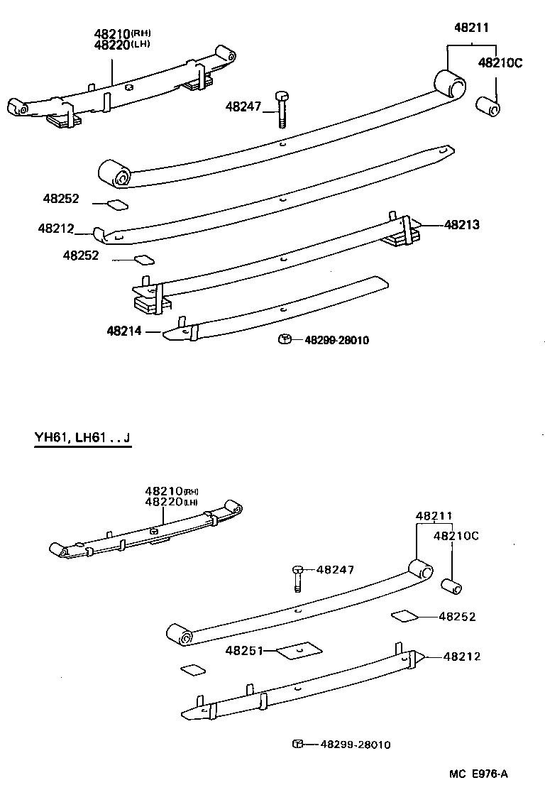 Exploded illustration MCE976A