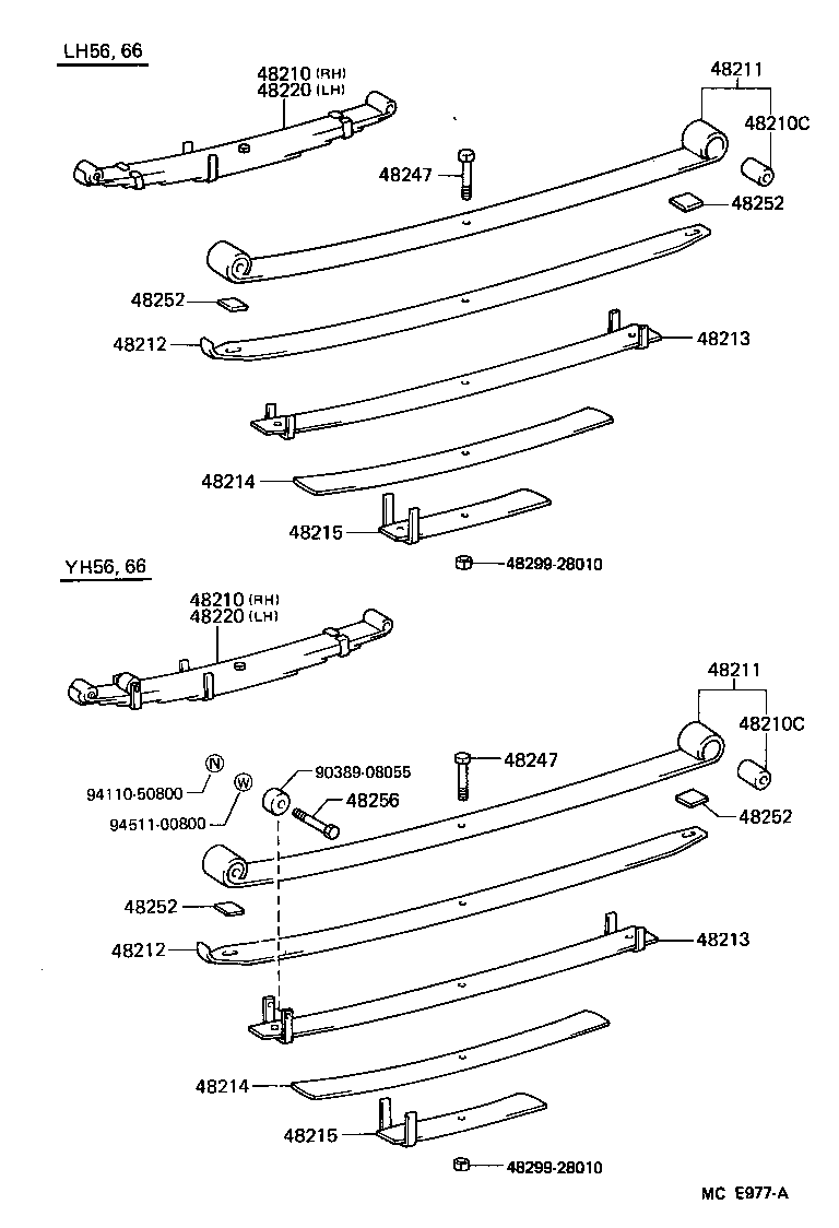 Exploded illustration MCE977A