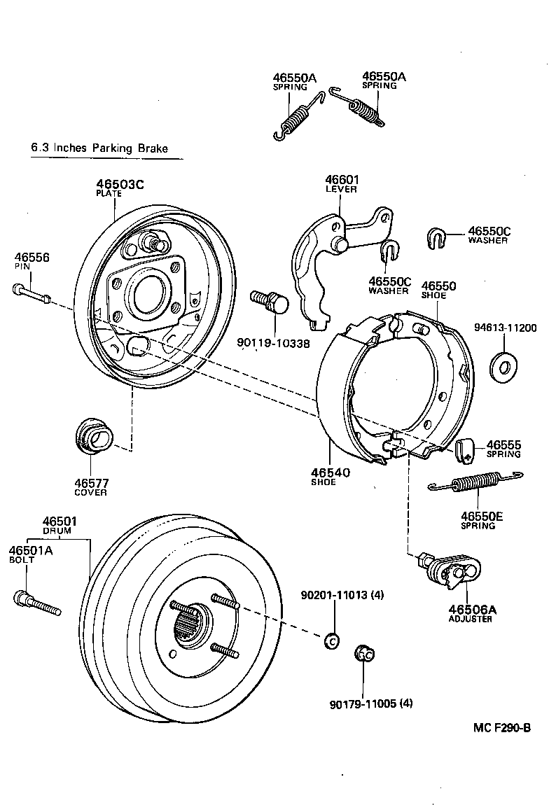 Exploded illustration MCF290B