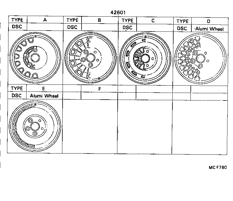 Exploded illustration MCF780
