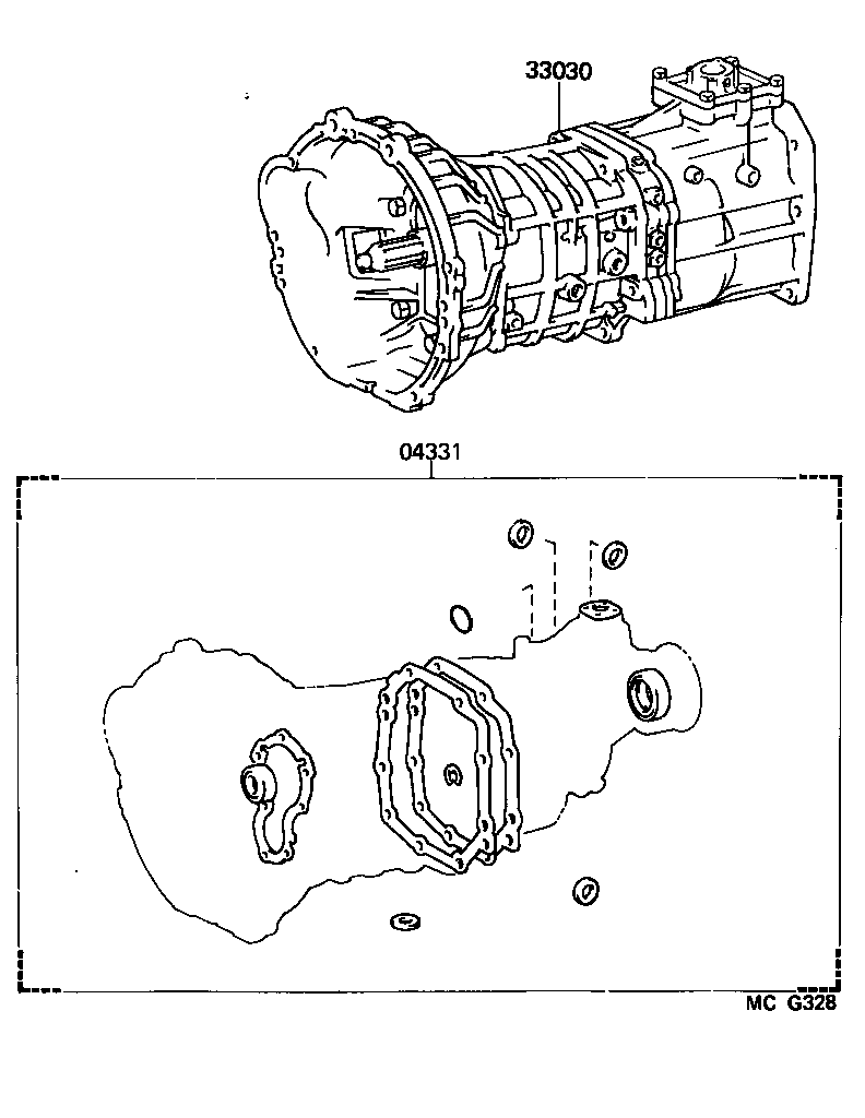 Exploded illustration MCG328