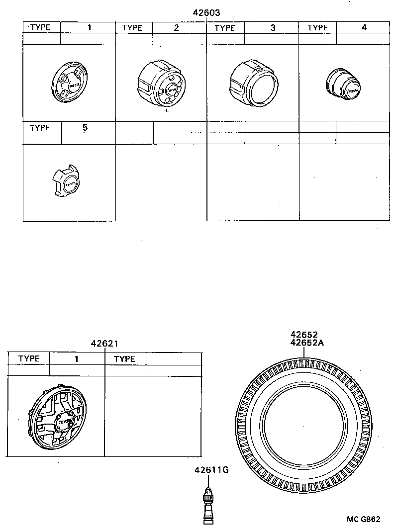Exploded illustration MCG862