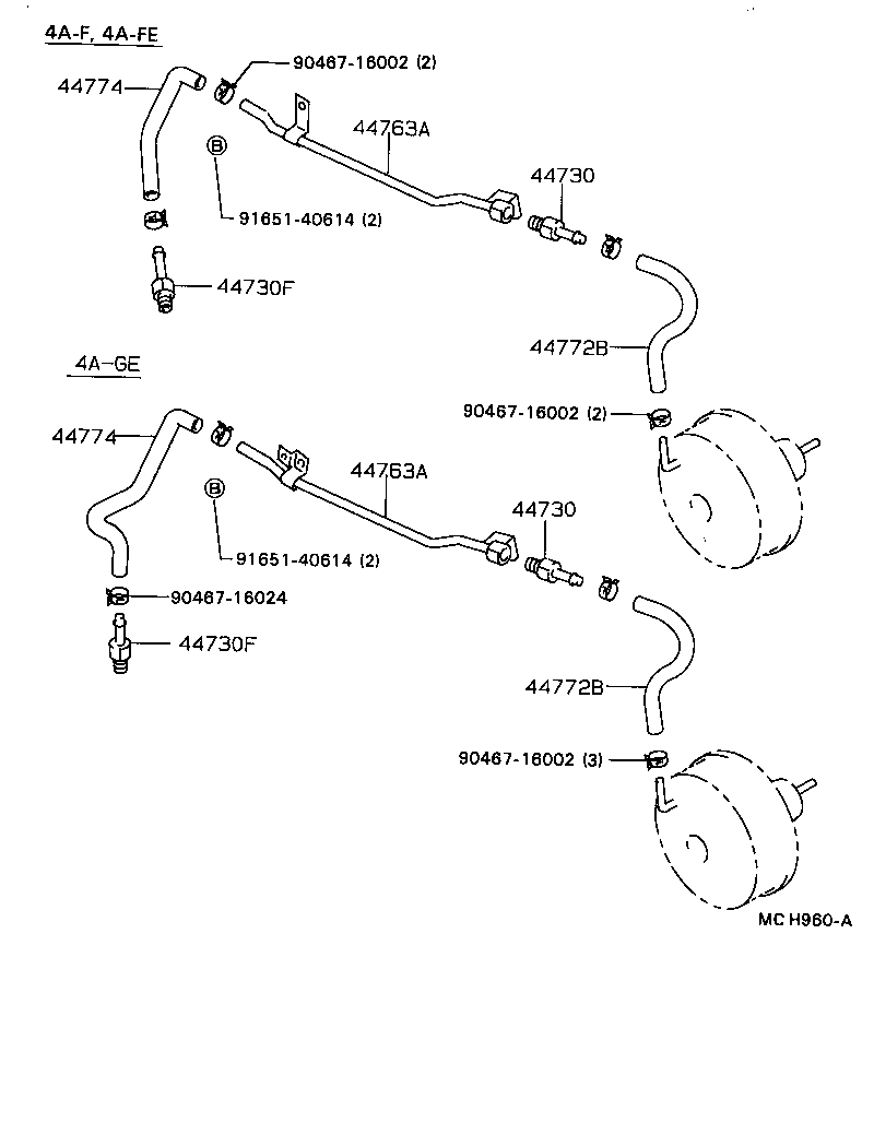 Exploded illustration MCH960A