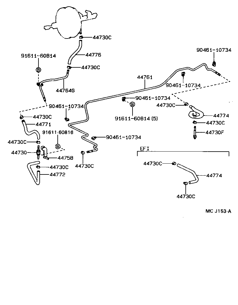 Exploded illustration MCJ153A