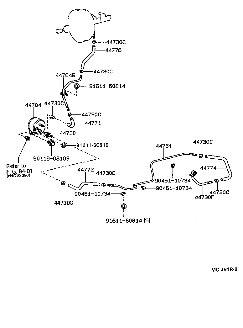 Exploded illustration MCJ918B