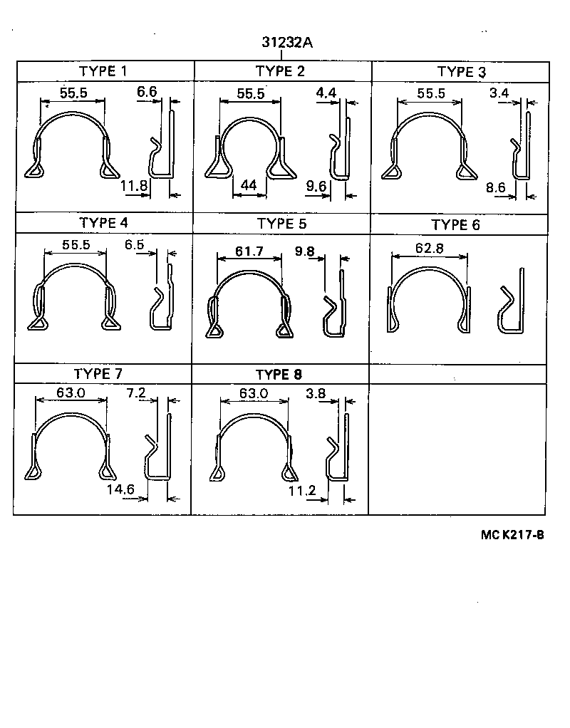 Exploded illustration MCK217B
